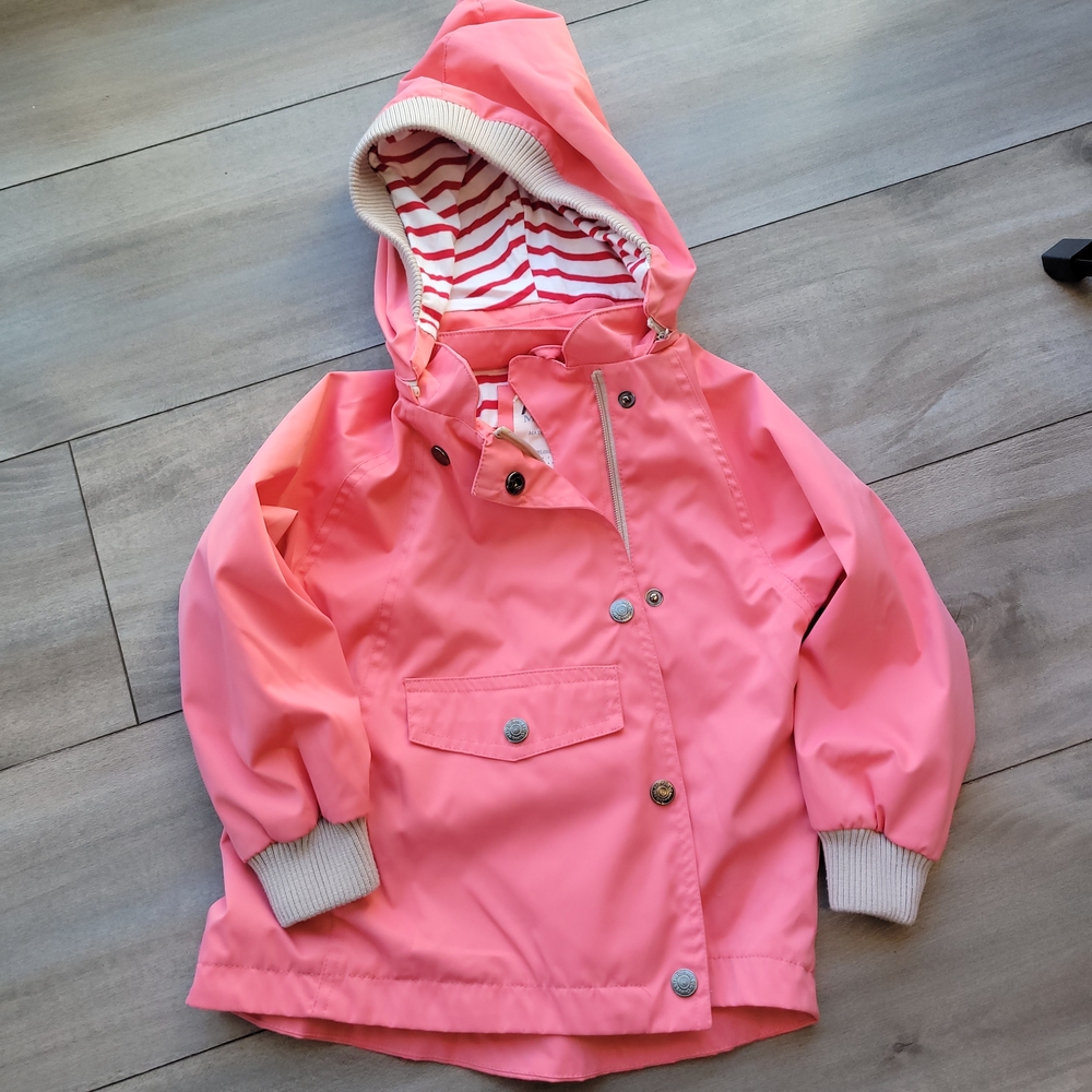 Kids Pink Hooded Jacket